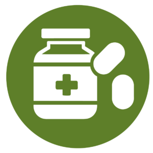 Drug Allergy Icon. Created by Elyse Briggs.